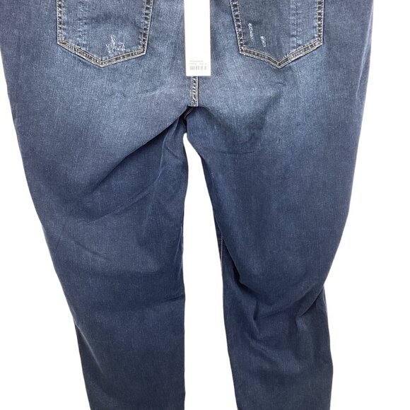 Slink NWT  Jeans Curvy Fit Size 24 Stretch Denim Plus Karina Style NEW Dark Deni - Picture 9 of 10